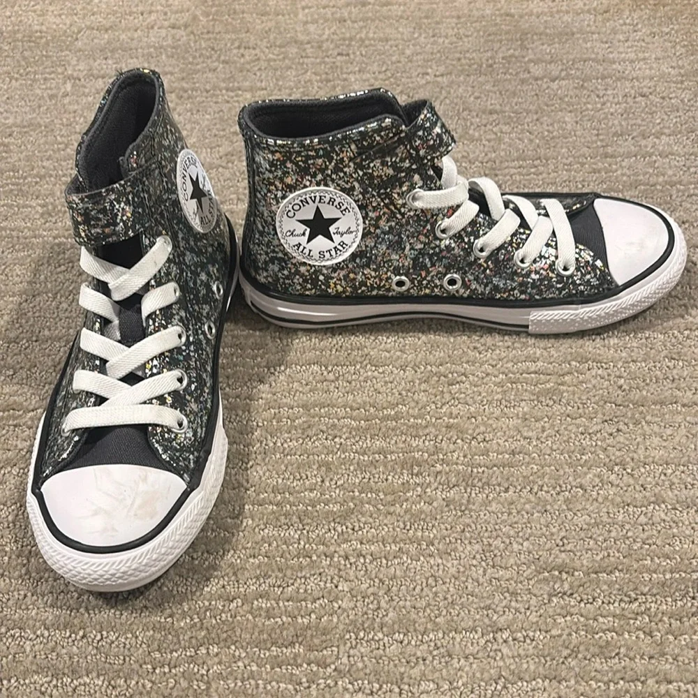Brand New Converse sparkle high tops - Picture 1 of 4